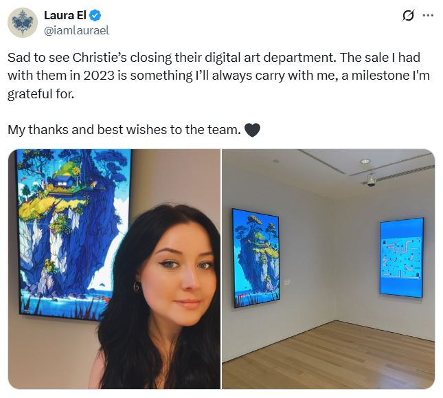 Christie’s Scales Back on NFTs as Art Market Faces Decline