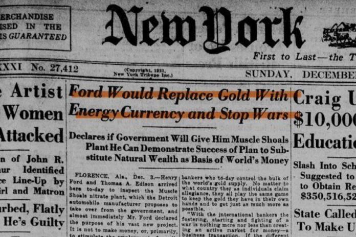 ¿Henry Ford predijo a Bitcoin hace 103 años?