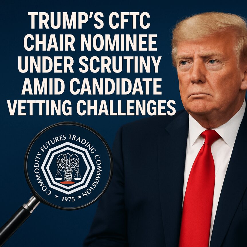 Trump’s CFTC Chair Nominee Under Scrutiny Amid Candidate Vetting Challenges