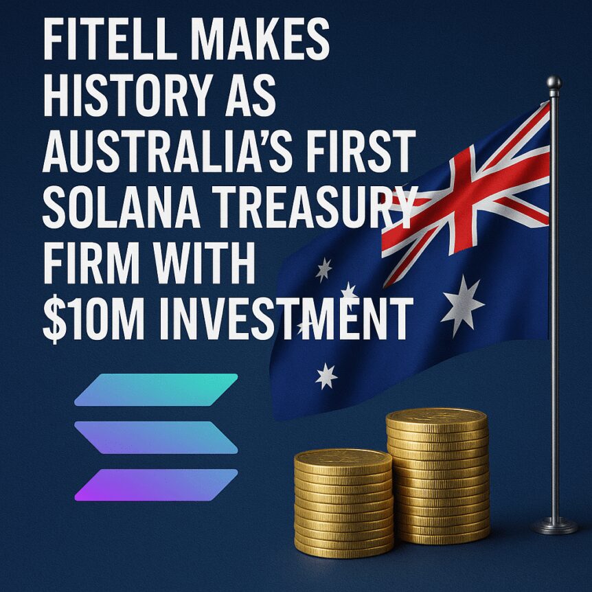 Fitell Makes History as Australia’s First Solana Treasury Firm with M Investment