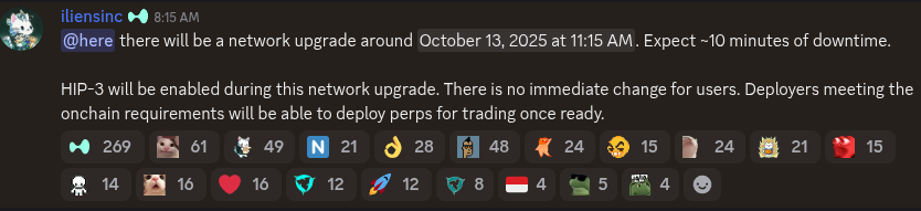 Hyperliquid Now Allows Builders to Deploy Perpetual Futures