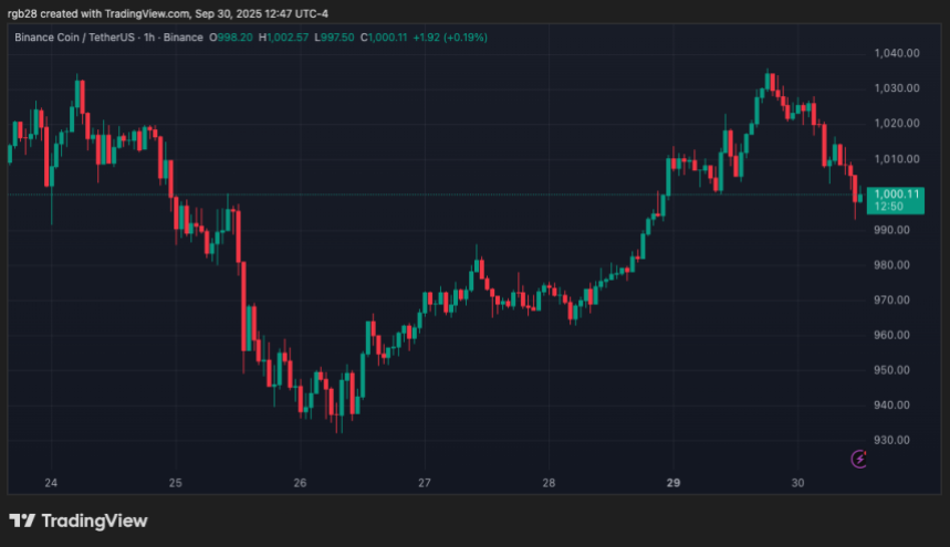 BNB Eyes New Rally Amid ,000 Reclaim – 30% Run Coming?