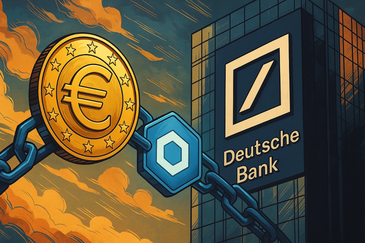 Deutsche Bank impulsa la tokenización europea con EURAU, la nueva stablecoin integrada con Chainlink