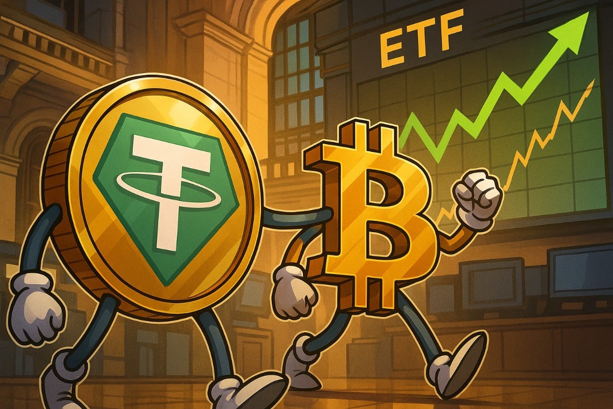 Tether refuerza su posición en Bitcoin mientras los ETF rompen su racha negativa