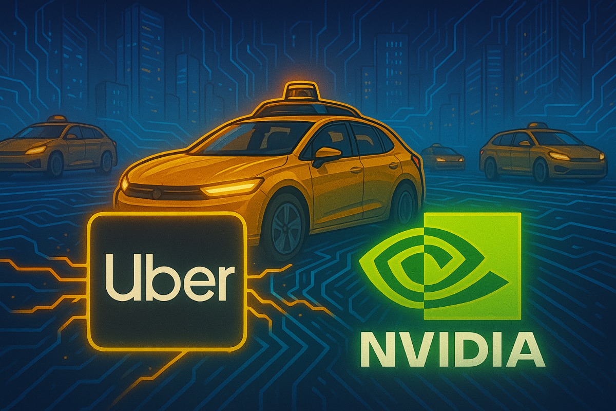 Uber y Nvidia se asocian para desplegar hasta 100.000 robotaxis a partir de 2027