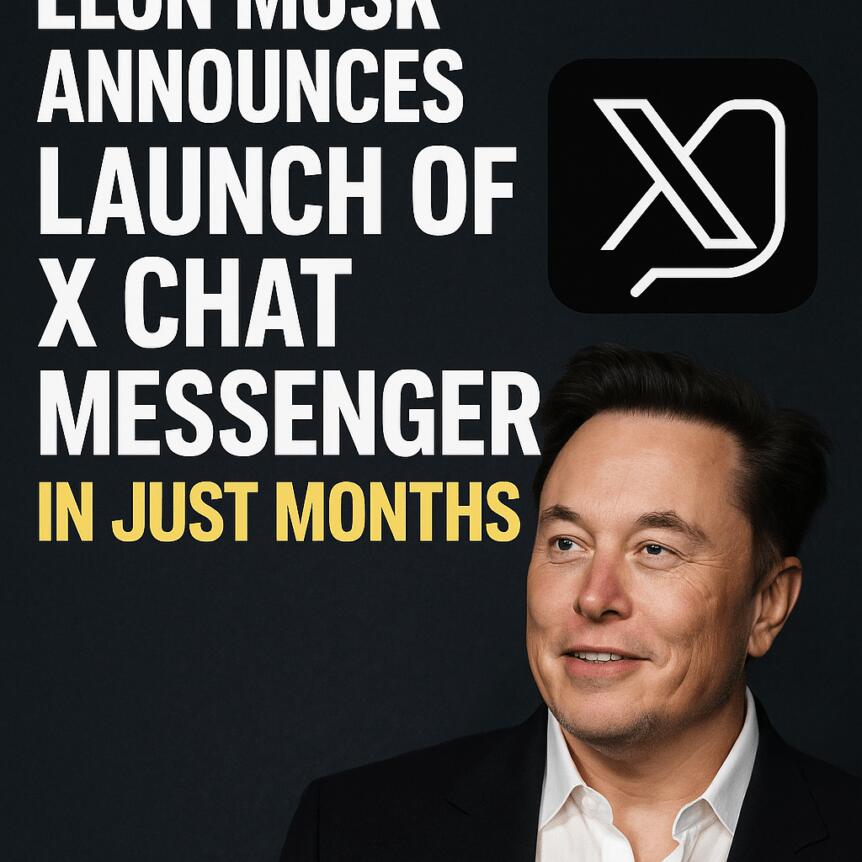 Elon Musk Announces Launch of X Chat Messenger in Just Months