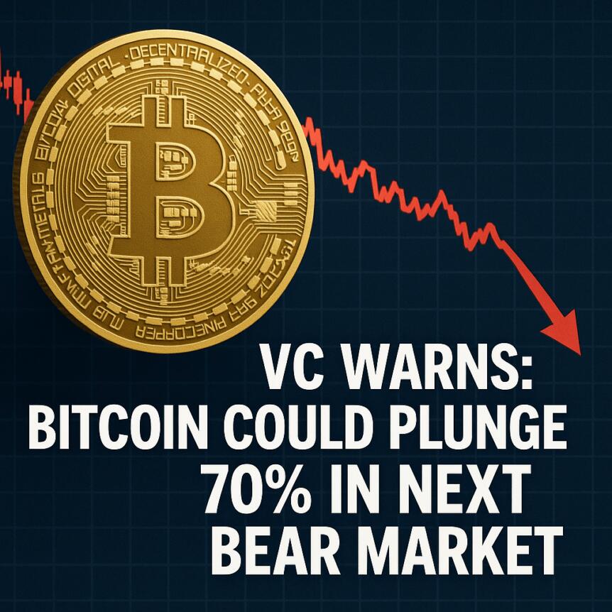 Bitcoin Could Plunge 70% in Next Bear Market