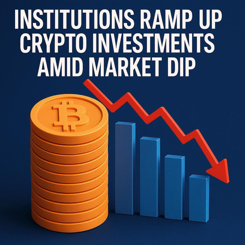 Institutions Ramp Up Crypto Investments Amid Market Dip